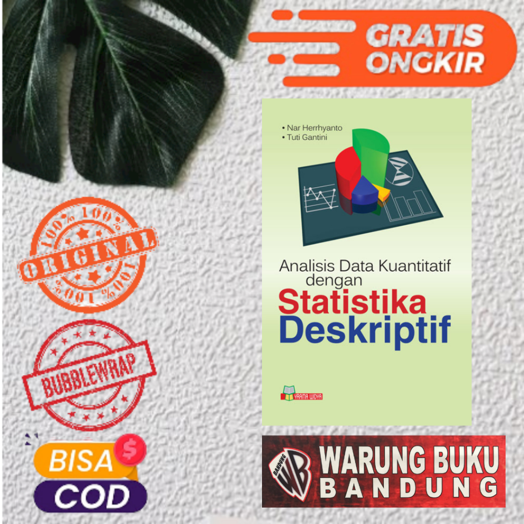 หนังสือ DATA ANALYSIS QUANTISTION STATISTICS - Nar Herrhyanto