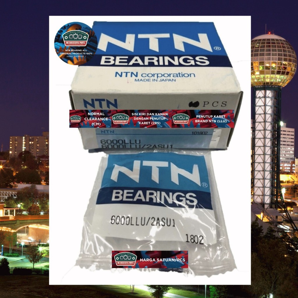 BEARING 6000 2RS NTN ORIGINAL 6000LLU 6000DDU
