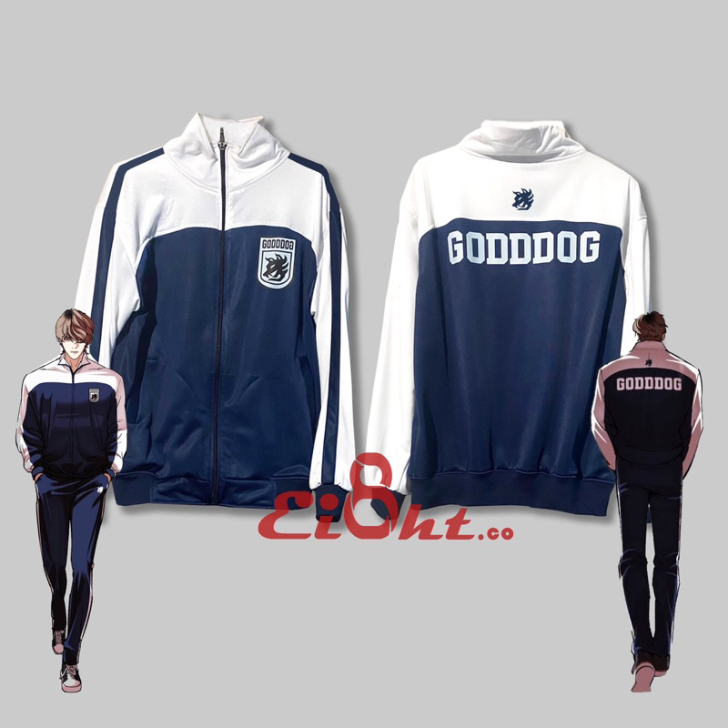 Godddog Yohan For Fight Manhwa Korea Allied Tracktop Jacket