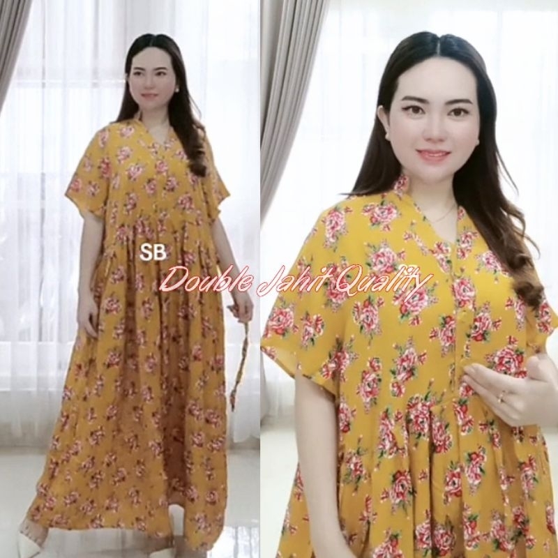 ชุดเดรส Mira Button JUMBO XXL