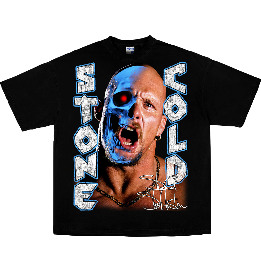 เสื้อยืดมวยปล้ํา Stone Cold Bootleg