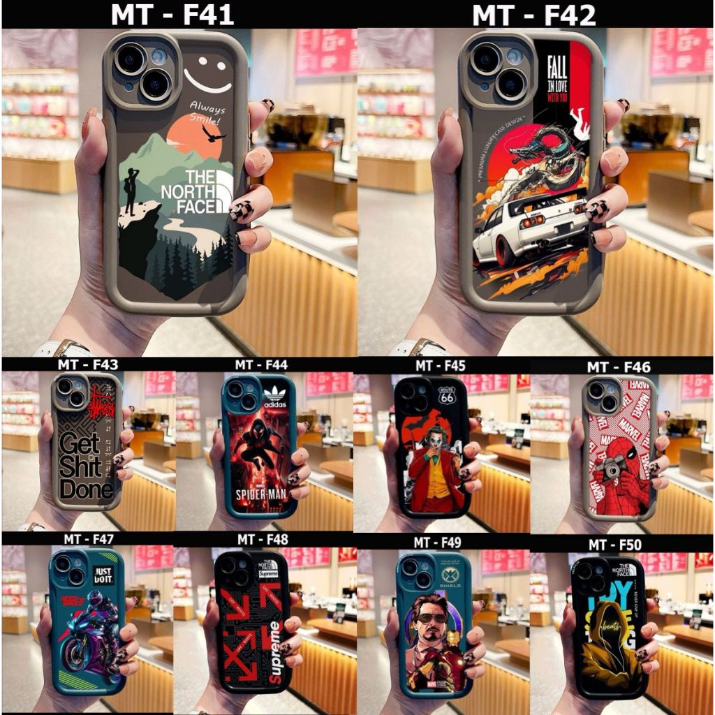 VIVO V11/V11 PRO/V9/V7/V7+/V5/V5+/S1/S1 PRO/Z1 PRO CASE MATTE MOTIF CODE MT F041-F050 ACC