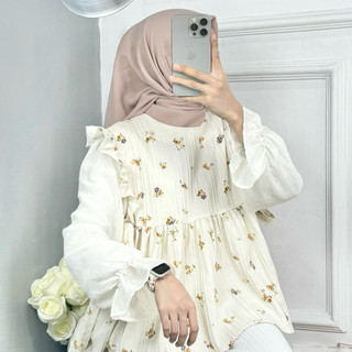 GEMA VEST RUFFLE MOTIF VINTAGE KOREAN LOOK / GEA VEST ROMPI WANITA