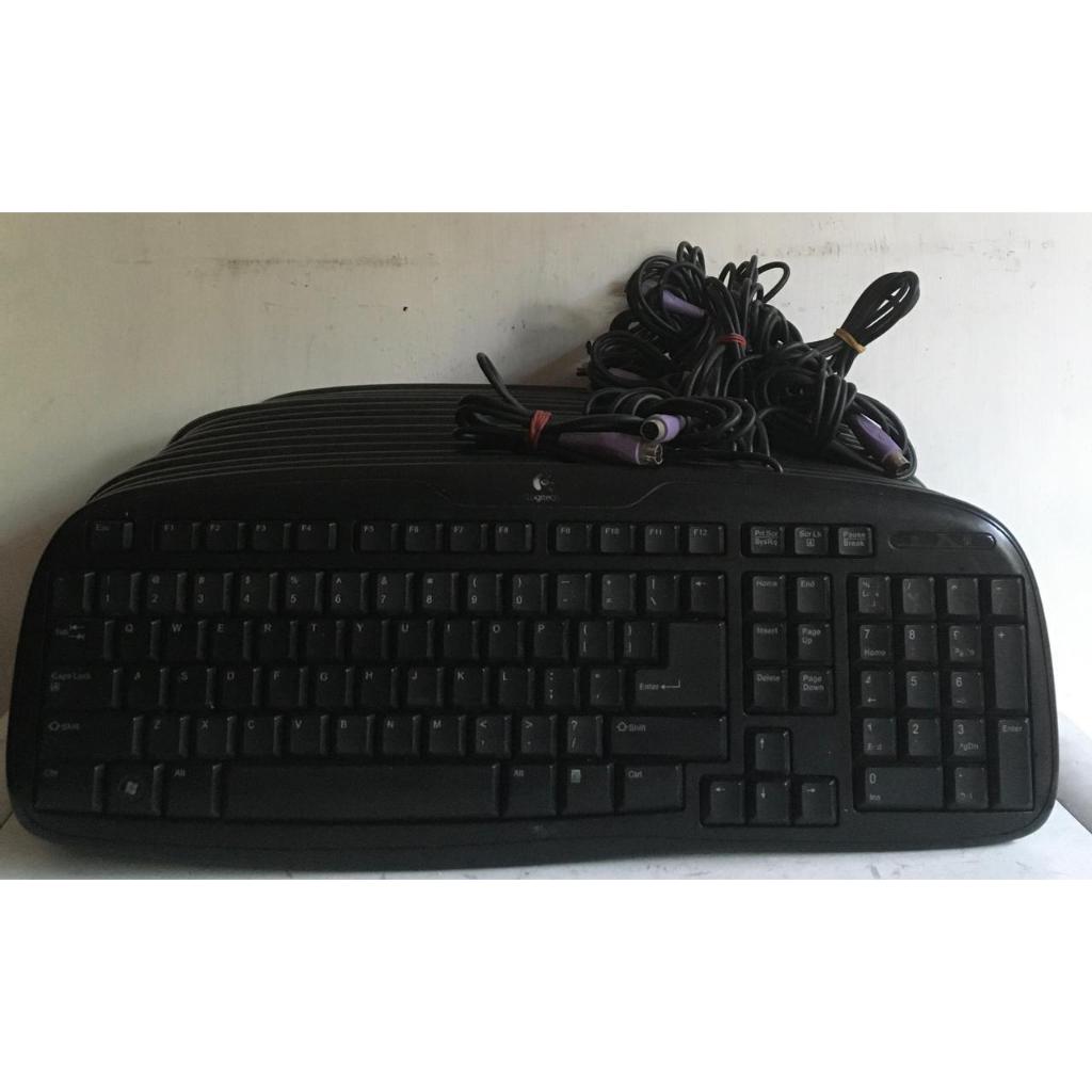 คีย์บอร์ด Logitech k100 ps2