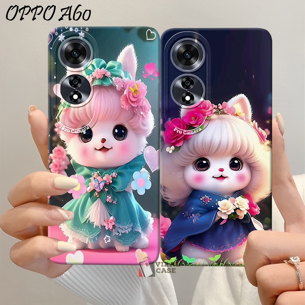 HP เคส OPPO A60 4G 2024 ล่าสุด - เคสแฟชั่น - เคส OPPO A60 4G 2024 Softcase - กล้อง Pro - OPPO A60 4G