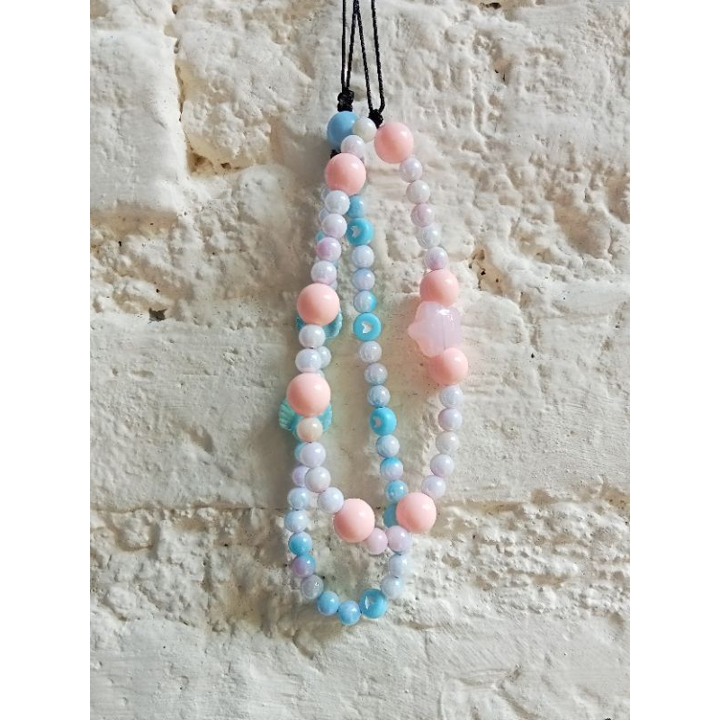 SIMPLE BEAD PHONE STRAP/STAR PHONE STRAP/SHELL PHONE STRAP/PHONE STRAP