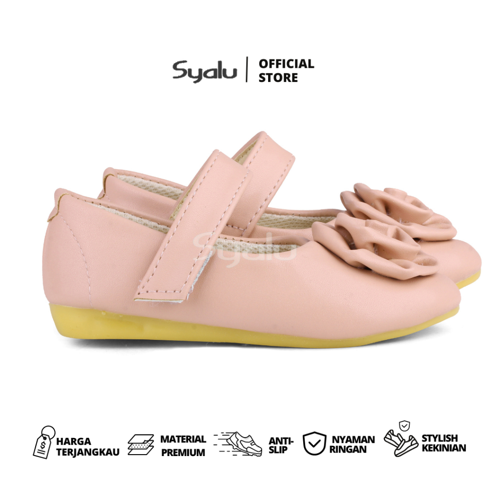 Syalu รองเท้าบัลเล่ต์เด็กผู้หญิง Salem Flower RBB Salem