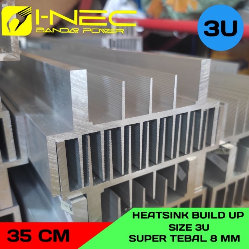 HEATSINK / COOLER 3U 35CM 8MM THICKNESS BUILD UP