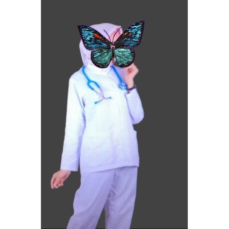 LONG-SLEEVED NURSE UNIFORM