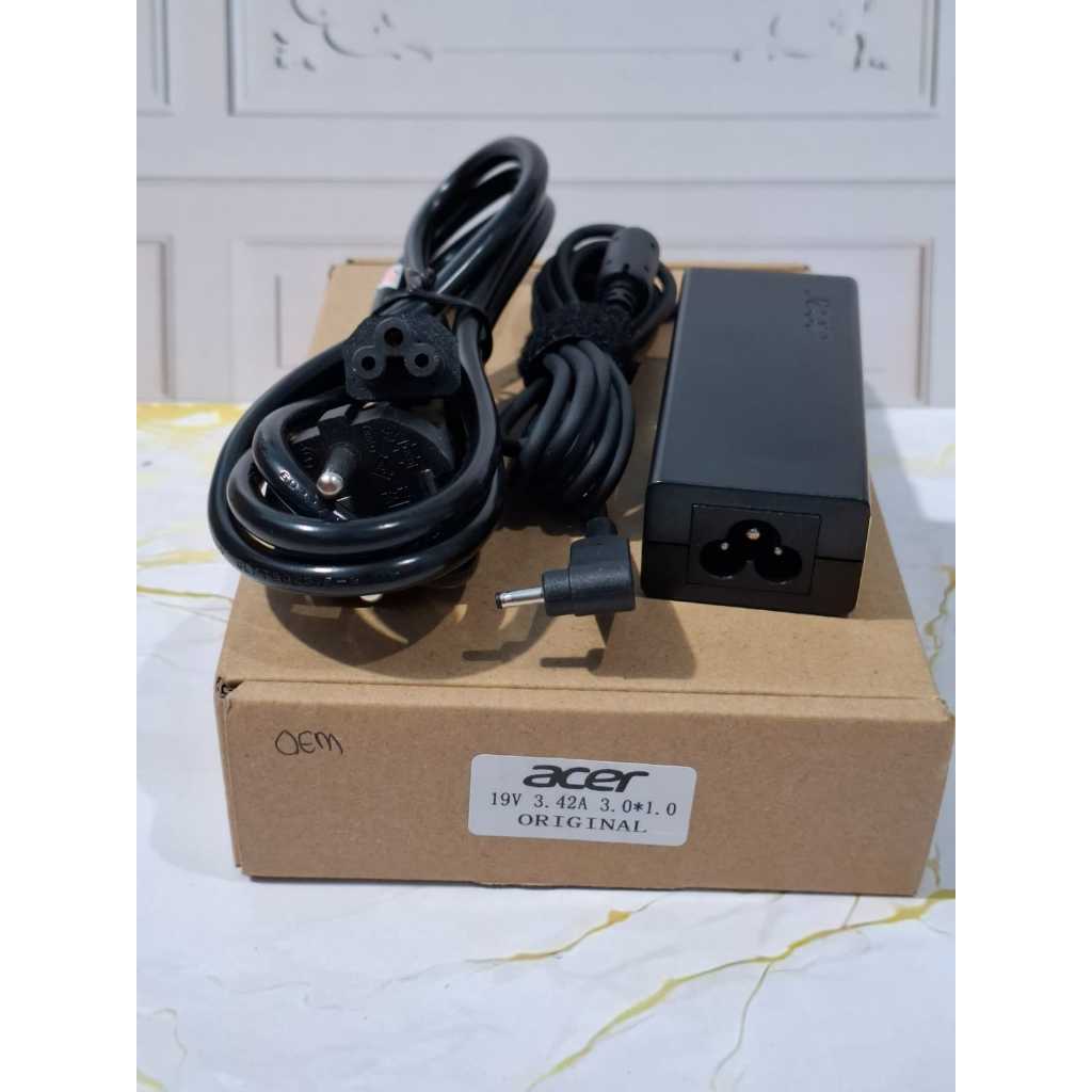Acer Aspire 19v 3.42a 5 A514-52 A514-52K A514-52G A515-41 3.0 x 1.1 mm อะแดปเตอร์ชาร์จ (ปลั๊กเล็ก) (