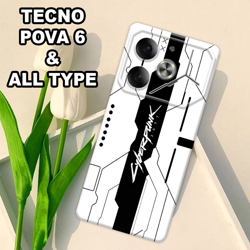 G44 - เคส TECNO POVA 6/POVA 6 PRO ล่าสุด - วัสดุยางยืดหยุ่น - ปลอกกล้อง TECNO POVA 6/POVA 6 PRO-Pro 