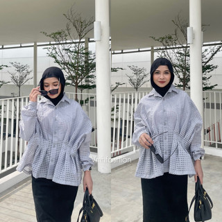 Savva Blouse | Blouse Wanita | Atasan wanita | Baju Organza