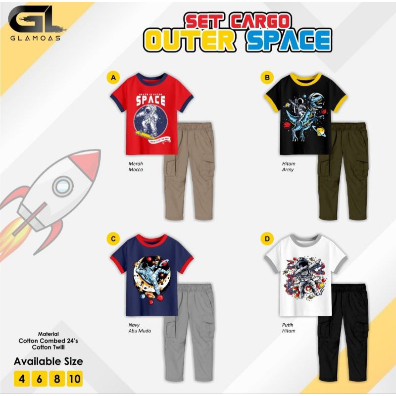 SET SPACE CARGO OUTER BY GLAMOAS
