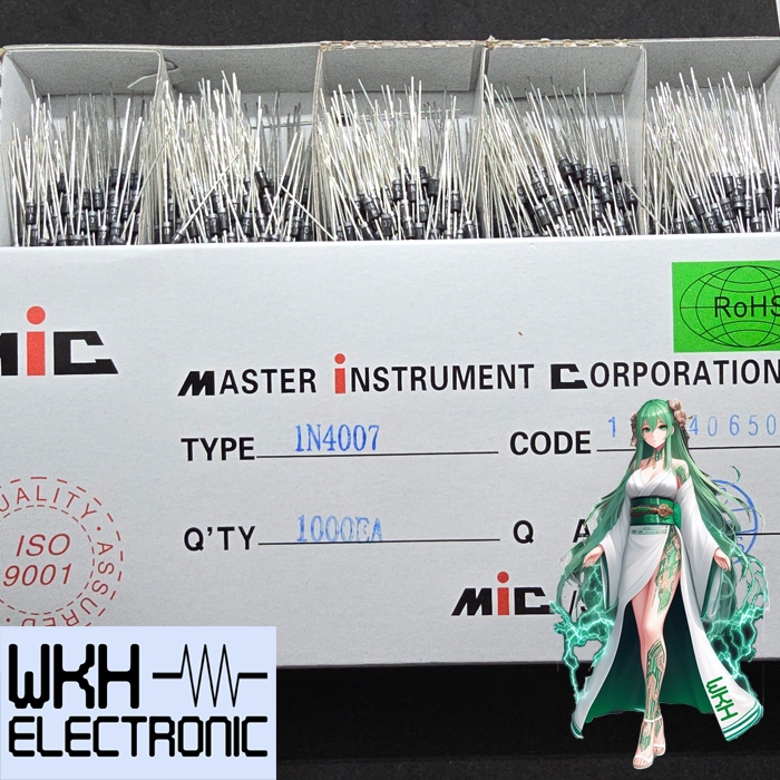 ไดโอด IN4007 1N 4007 IN 4007 ไดโอดจุ่ม 1N4007 DO41 AC83