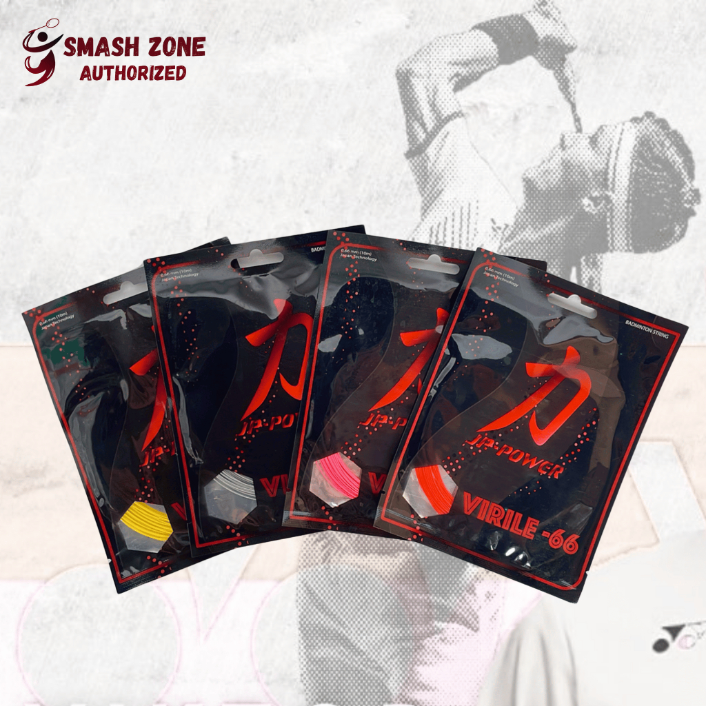 JP Power Virile 66 Original ไม้แบดมินตัน String Gauge 0.66 mm