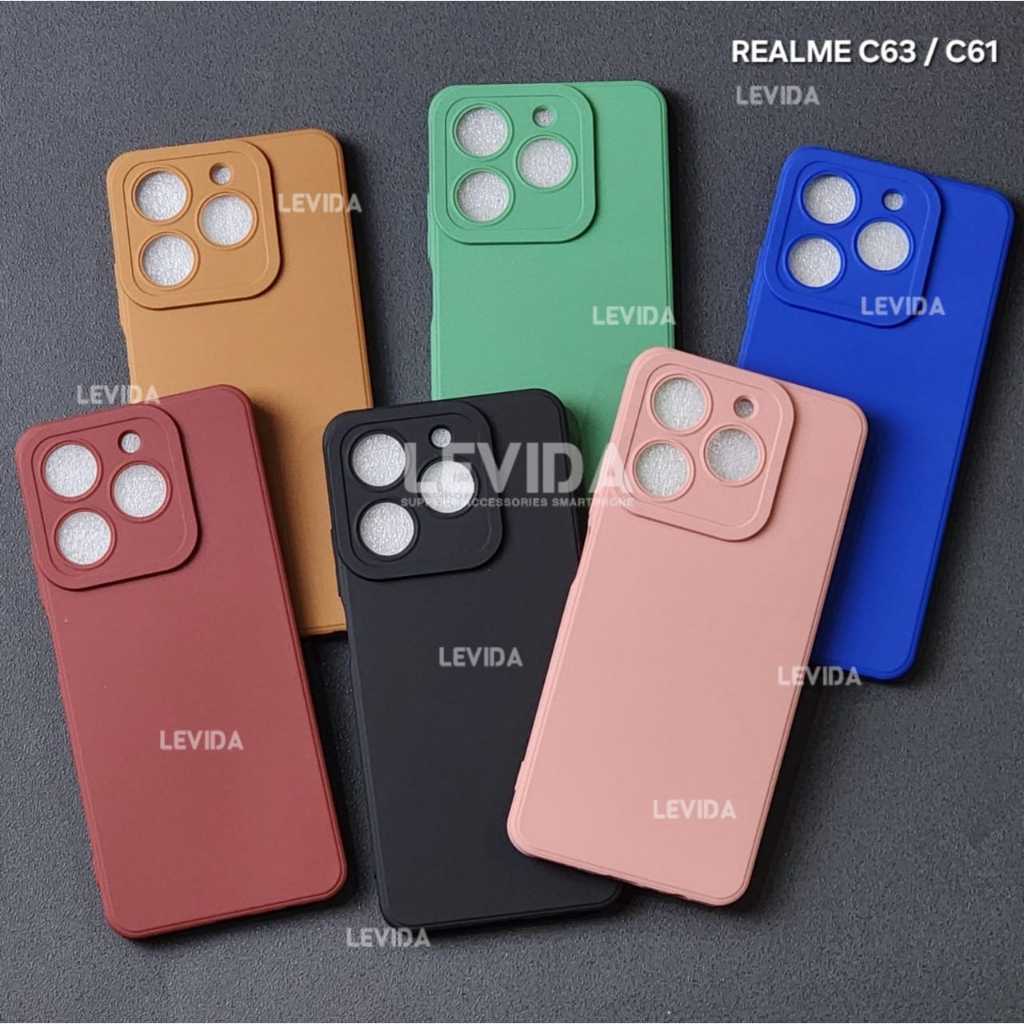 Realme C63 Realme C61 กรณี Pro กล้อง Macaron สีกรณี Realme C63 Realme C61 CPRO