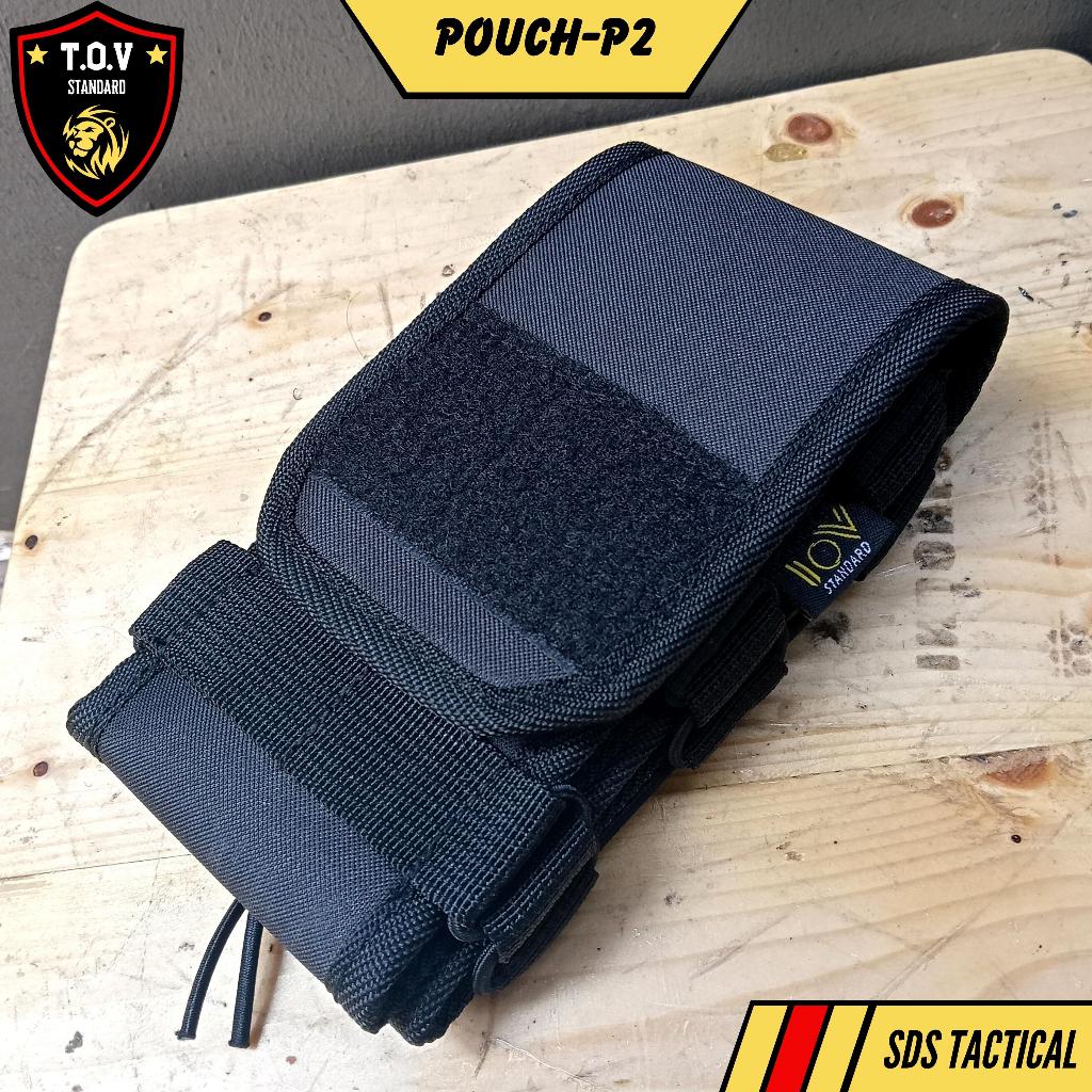 Hp Double Pouch กล่องโทรศัพท์มือถือ Tactical P2 Compression Belt