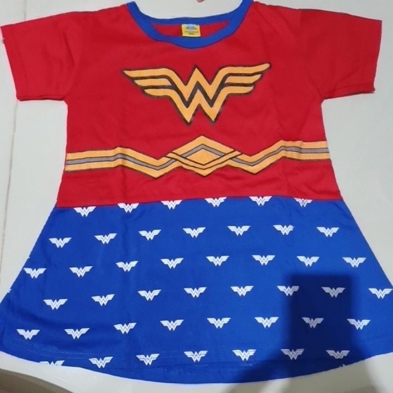 Preloved wonder woman ชุดเดรสเด็ก 3 ขวบ