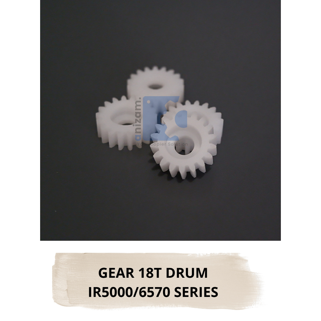 Lokal Gear 18T Drum Cowak Canon iR 5000/6570 Series FS6-0127-000 เครื่องกลึงท้องถิ่น
