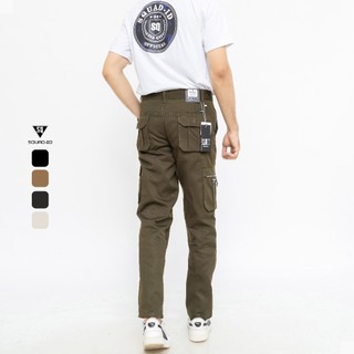 SQ SQUAD ID Celana Cargo Panjang Pria Cowo Kargo Pants Premium Chino Original Pakaian cowok Dewasa Fashion Katun Strecth Berkualitas Terbaru