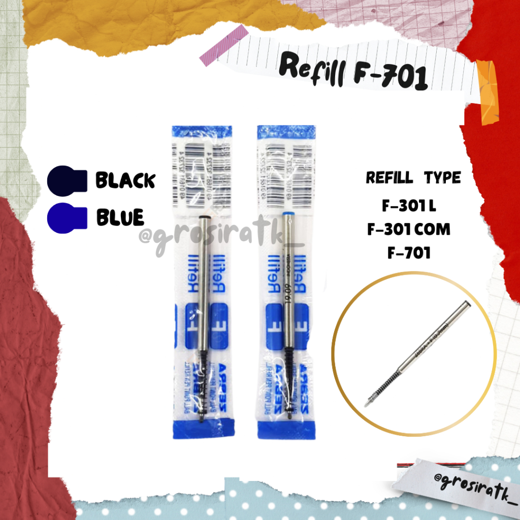 ไส้ม้าลาย F 07MM/Zebra F701 รีฟิล