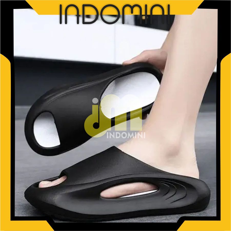 รองเท้าแตะ สีปิดกั้น Slip on Thick Sandals แต่เพียงผู้เดียวแฟชั่น EVA กลางแจ้งในร่ม U018