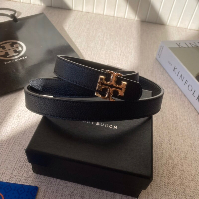 เข็มขัดหัวเข็มขัด T0RY BURCH STRAP TOGO REVERSIBLE เข็มขัดผู้หญิงนําเข้าพรีเมี่ยมคุณภาพฟรีกล่อง N PA