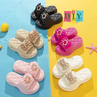 [D.I.Y.]Sandal Wanita Jelly Fuji Korea Sendal Wedges Tebal Empuk EVA Model Terbaru
