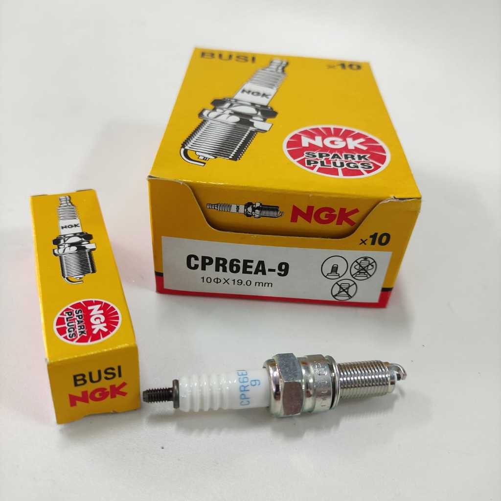 หัวเทียน Ngk CPR6EA-9 หัวเทียนแท้ Kharisma Supra x125 blade revo satria Fu jupiter Mx S