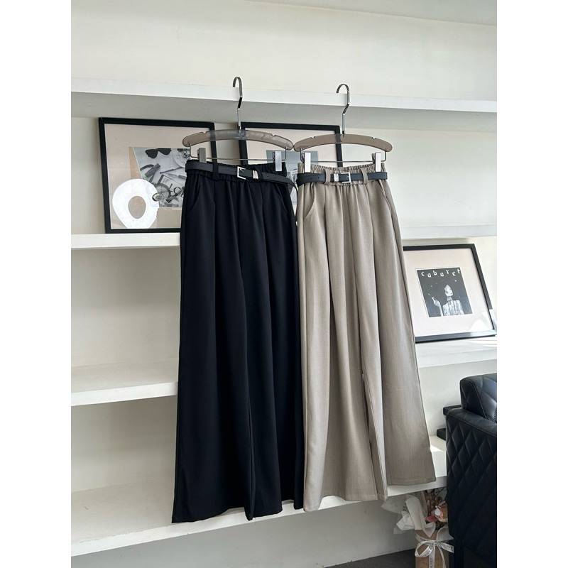 Kyra Culotte - กางเกง Culottes เอวสูง