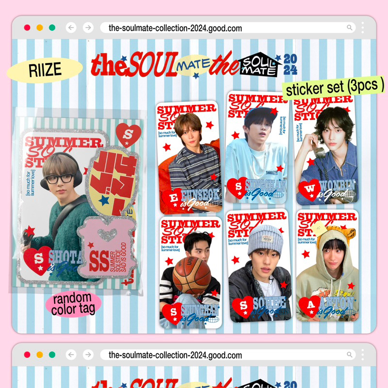 สติ๊กเกอร์ RIZE ชุด id photo - the SOULmate
