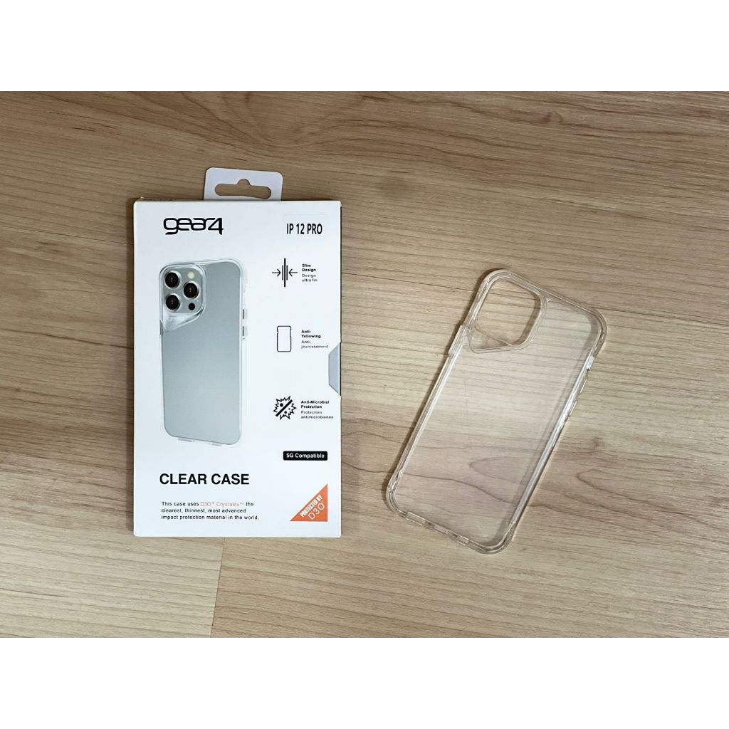 ไอโฟน 15 โปร | เคส 15 PRO MAX GEAR4 CRYSTAL CLEAR HARD CASE TRANSPARENT CLEAR