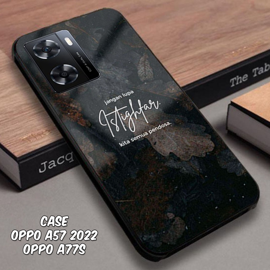 [KK28] เคส Oppo A57 2022 / A77S - Oppo A57 2022 / A77S Casing - Phone Case - Phone Softcase - Glass 