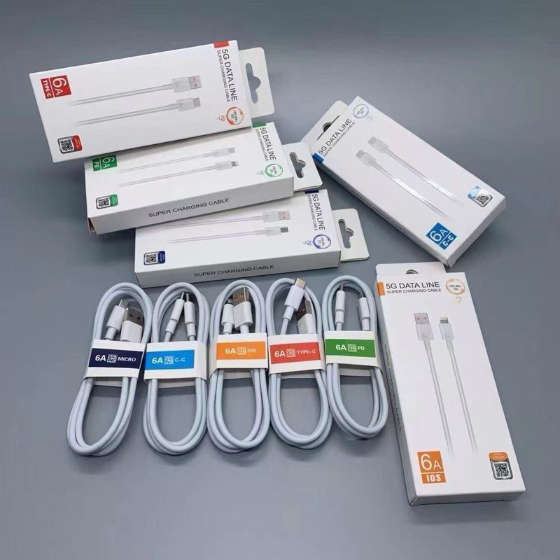 [TR-144] Ldo 6A 5G Data Cable Fast Charging Box Packing