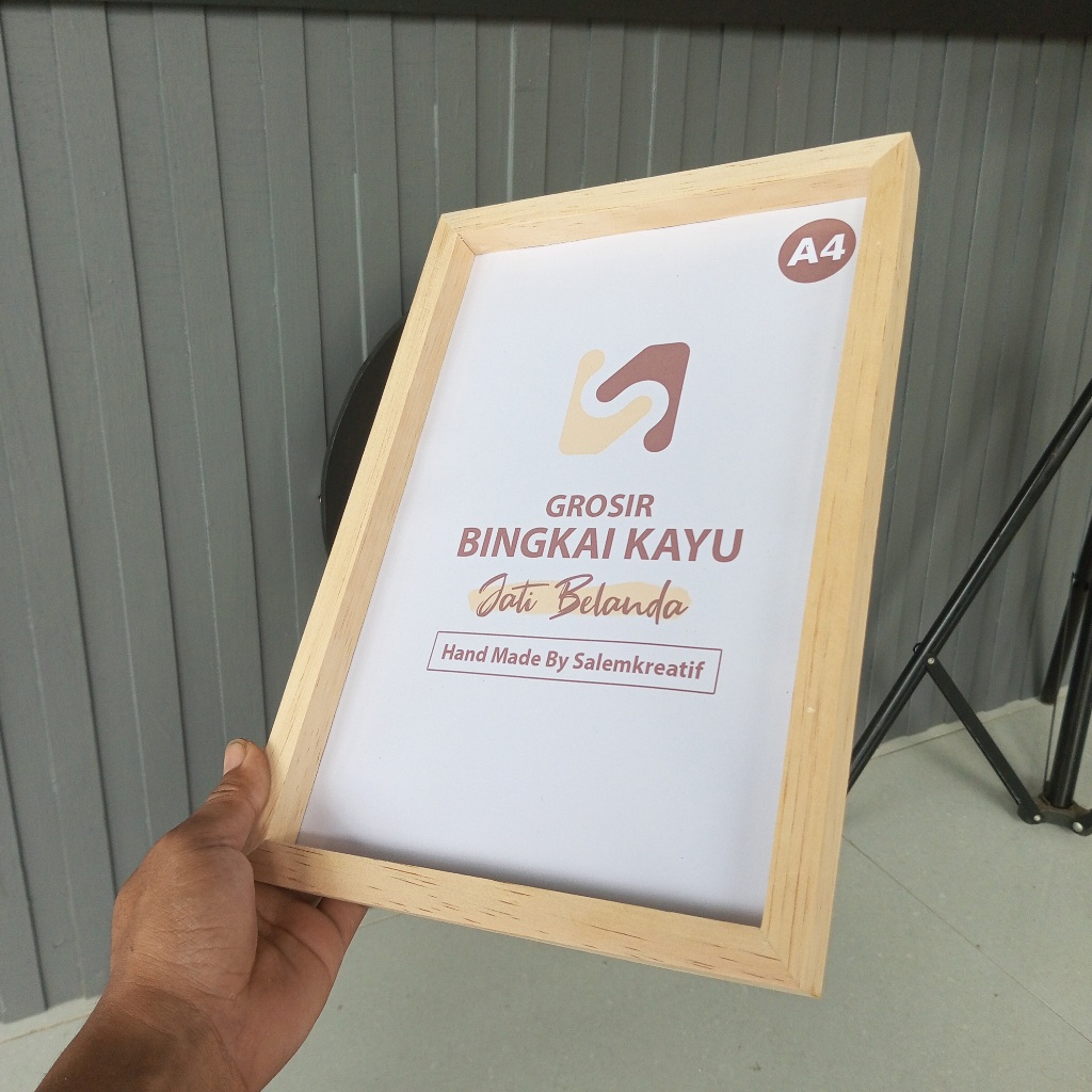A4 WOODEN PHOTO FRAME A4 SIZE WOODEN PHOTO FRAME WOODEN FRAME ขนาด 21X30