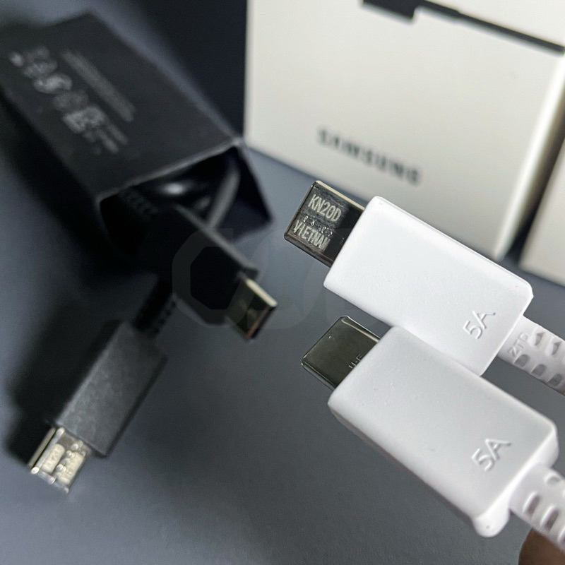 Usb Type C ถึง Type C สายเคเบิลข้อมูล 1.8 เมตร 5A Super Fast Charging 25W 45W 65W Galaxy A33 A34 A54