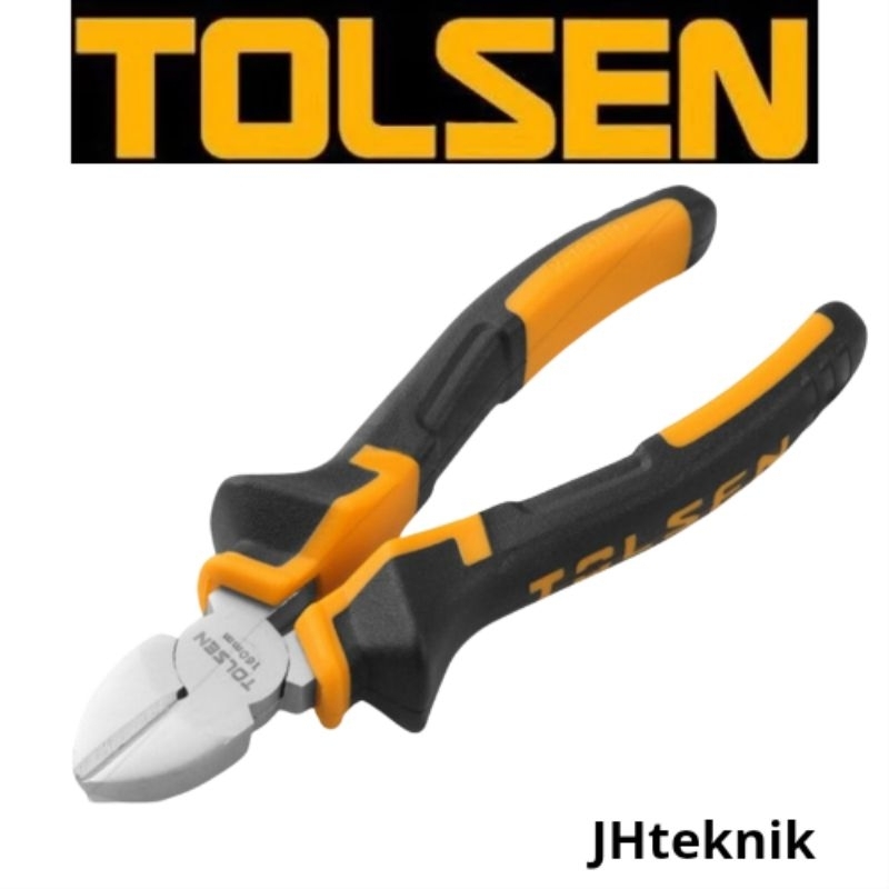 JHteknik คีมตัด 7" TOLSEN/คีมตัดแนวทแยง 180 มม. 7" TOLSEN 10004