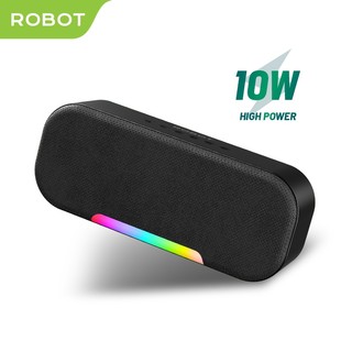 ROBOT Speaker Bluetooth Portable HD Audio Super Bass Tahan 8 Jam Pemakaian Non-Stop Daya Bluetooth 5.3 Daya 10W Baterai Fitur Lampu RGB Bass Kuat Suara Jernih Kompatibel Luas Semua Perangkat Original - RB521