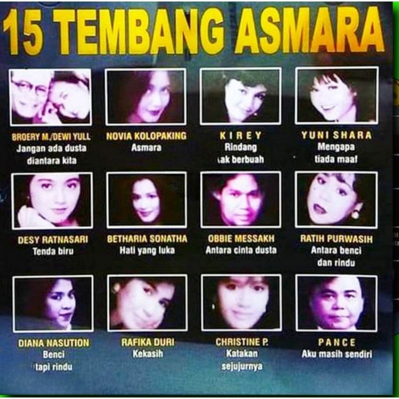 CD CIMACT DISC CASSETTE 15 LOVE SONGS - MEMORIAL SONGS 70S MEMORIAL SONGS - NOSTALGIC หมายเลขพื้นฐาน