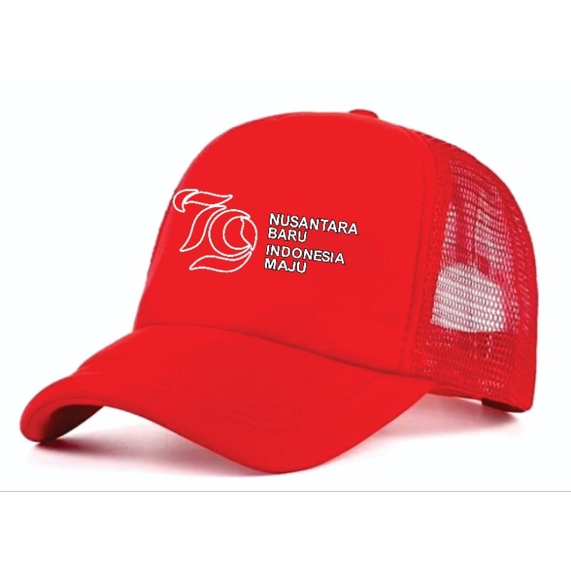 Putih MERAH 79th Anniversary Of The Republic Of Indonesia Hat/Red And White Hat/Red Hat