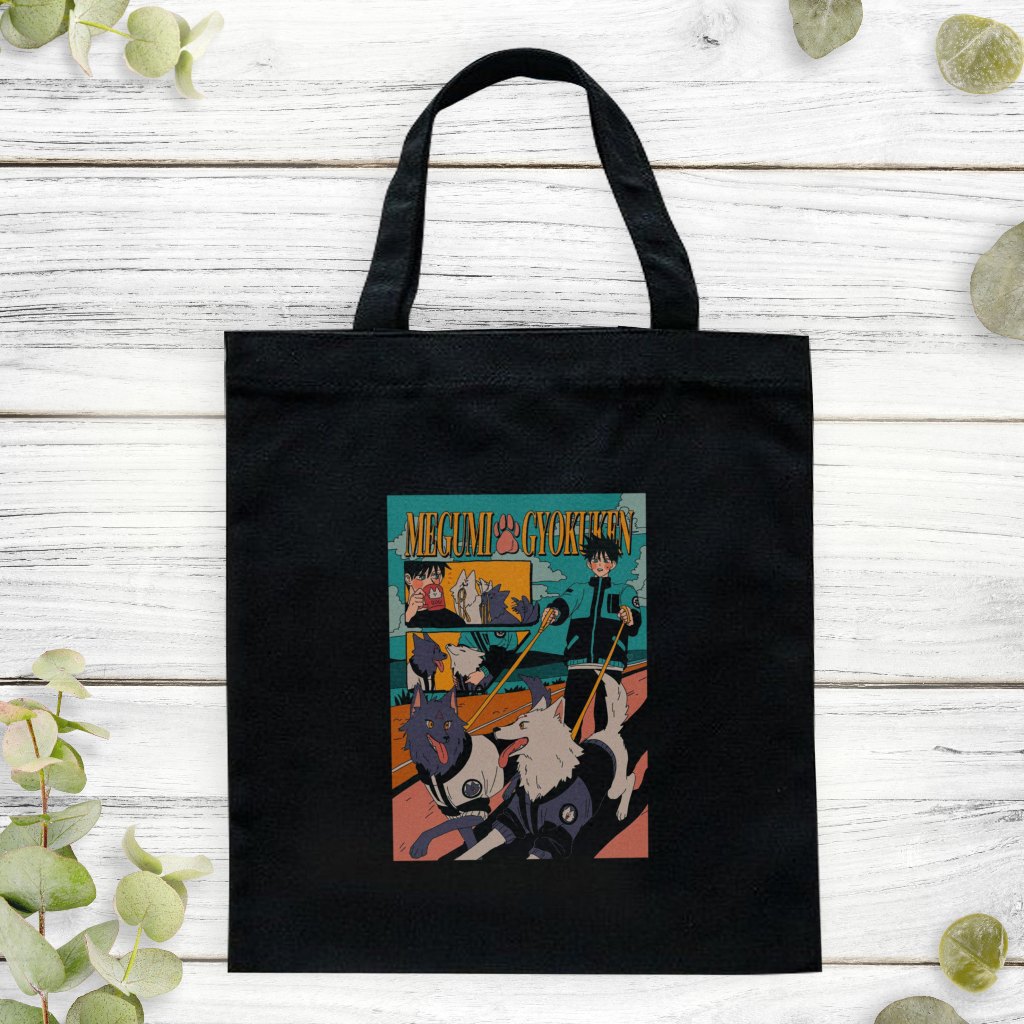 Jujutsu Kaisen Series Megumi Gyokuken x Imajiku_store Totebag