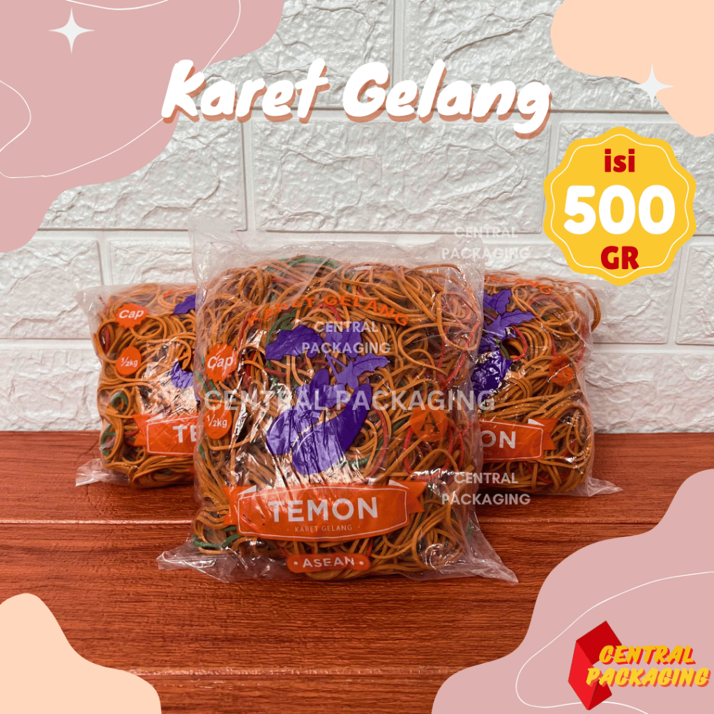1/2 KG 500 GR RUBBER BAND / TEMON RUBBER / KILONA RUBBER BAND / STRONG RUBBER BAND