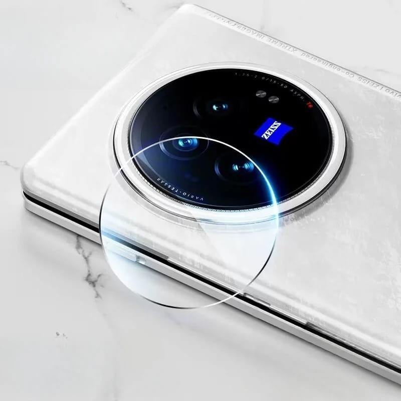 Vivo X Fold 3 Pro กระจกนิรภัยกล้องเลนส์ 3D แบบใส