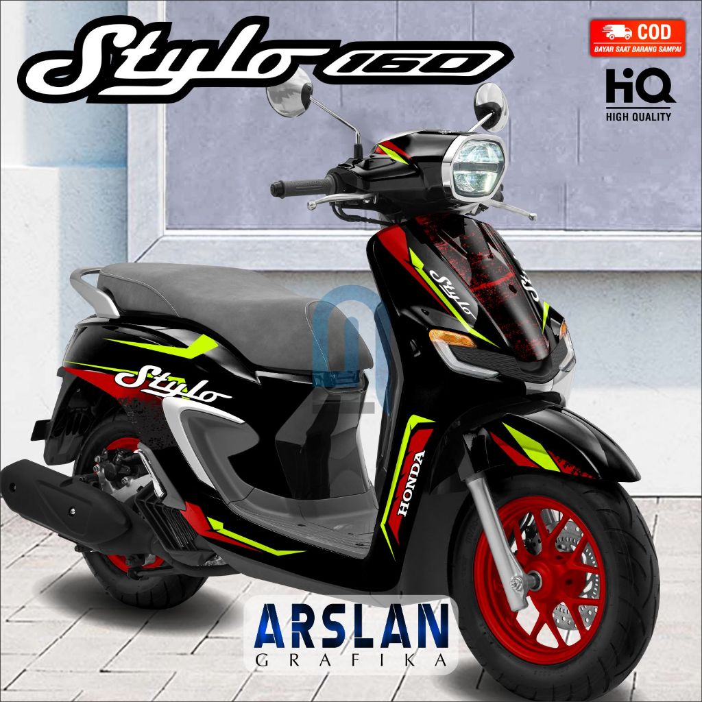 Decal Stylo 160 FullBody สติกเกอร์ Stylo 160 Full Body Striping Fullbody STYLO 160 ล่าสุด Racing