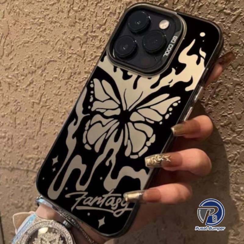 SS917 Premium Matte HardปลอกHp Xiaomiผีเสื้อสําหรับRedmi 15C POCO C85หมายเหตุ7 8 9 10 10S POCO M5S 1