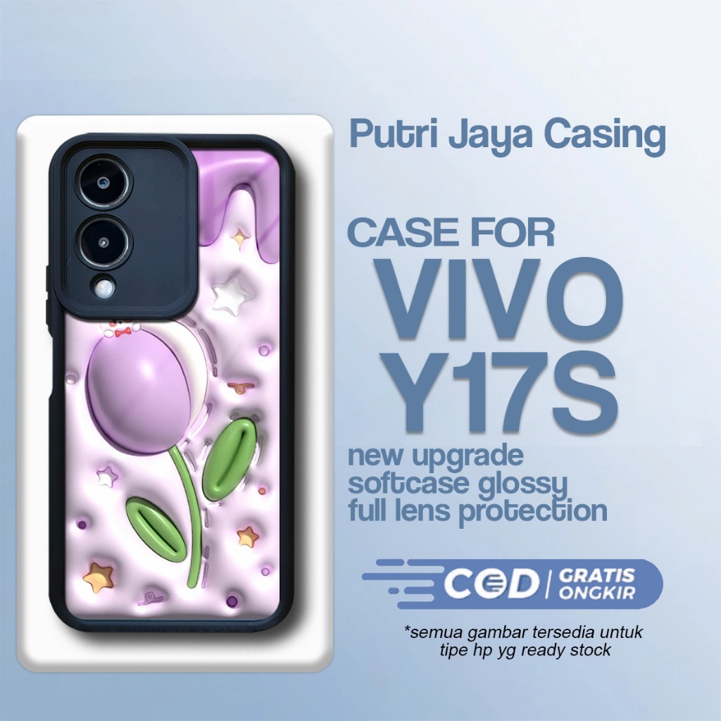 เคส Vivo Y17S ล่าสุด - Vivo Y17S - Cute07 Motif - Premium Glossy Softcase Hardcase Material - Vivo P