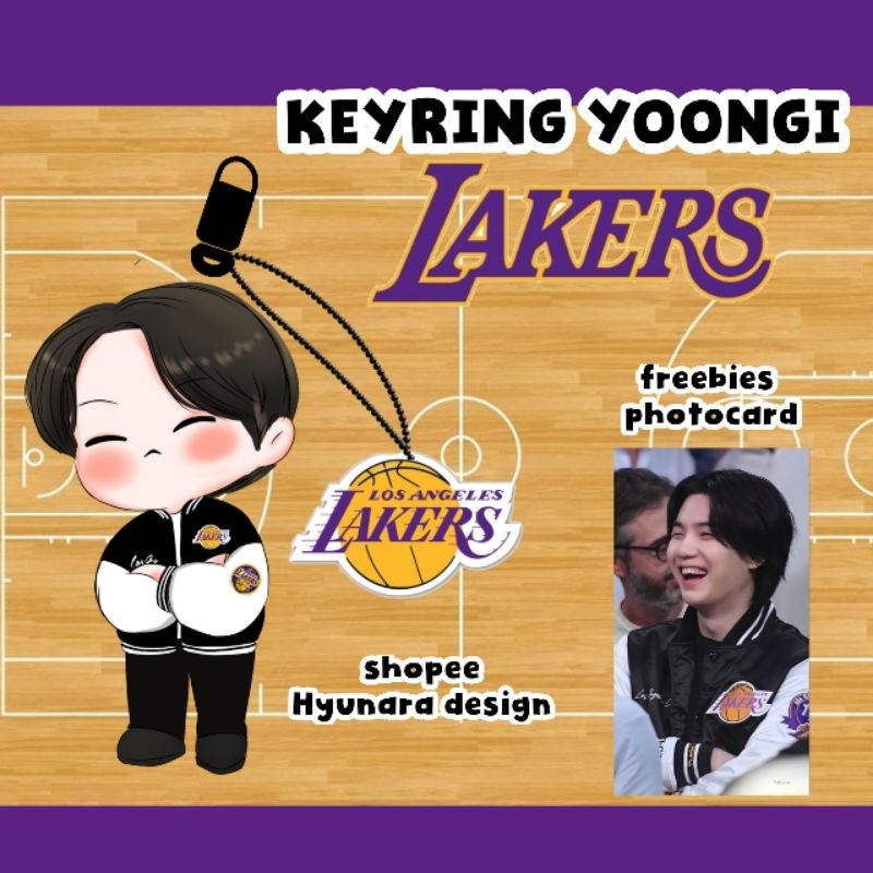 พวงกุญแจ yoongi LAKERS