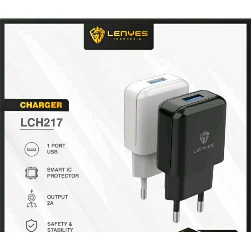 LENYES 2.1A อะแดปเตอร์ชาร์จ