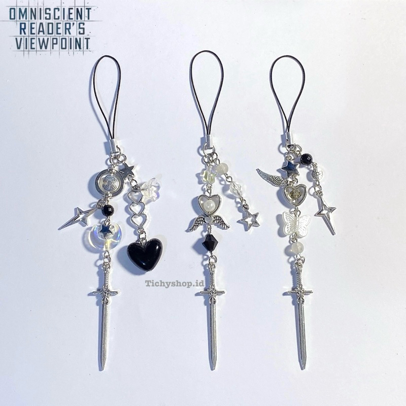 พวงกุญแจ GANTUNGAN HP ORV และสายโทรศัพท์ / ห้อยโทรศัพท์ที่อ่านอย่างมีแรงบันดาลใจ