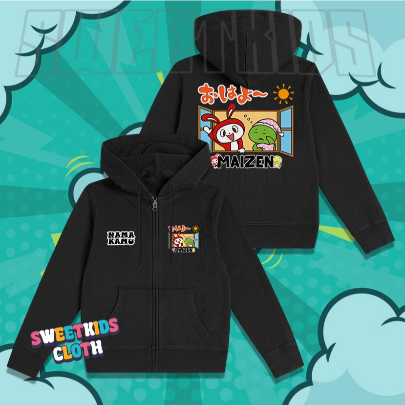 Maizen JJ Mikey Minecraft เสื้อฮู้ดมีซิปสําหรับเด็ก / Jj Mikey Maizen เสื้อแจ็คเก็ตเด็กชื่อฟรี